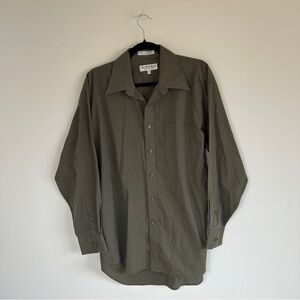 Vintage Givenchy Green Button Up Shirt